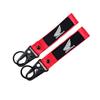 Embroidery Motorcycle Keychain Keyring Pendant Lanyard Men Gifts Accessories For Honda CB400 SH3O0 NC75O CB650 FCBF CBR25ORR CRF