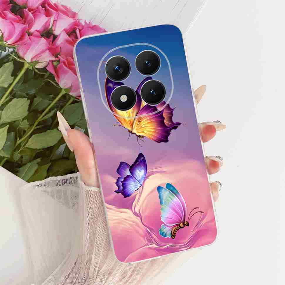 Für Xiaomi Redmi Note 15 Pro Plus ProPlus 5G Hülle Blume Cartoon Hülle Weiche Silikonhülle Für Redmi Note 15 Pro+ Hülle
