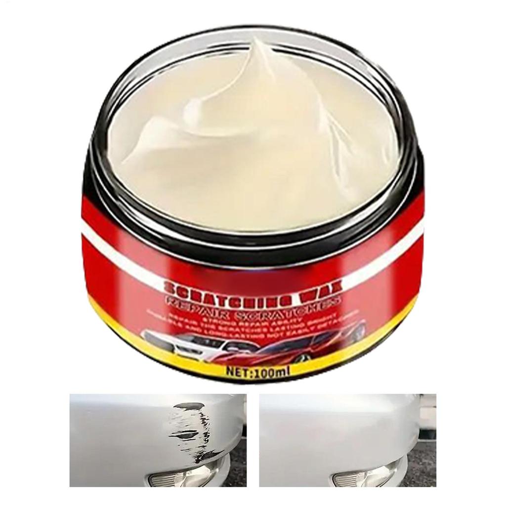 100ml Car Scratch Repair Car Scratch Removal Wax Car Scratch Remover Nano Polish with Sponge for Various Paint Colors Repair