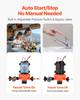 RV Water Pump, 12V DC 4 GPM (15.1 L/min), 3-Chamber Self-Priming Diaphragm Water Pump with Automatic Pressure Switch, 40 PSI Max Pressure, On Demand