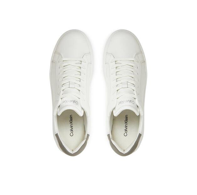 Мужские кроссовки Calvin Klein Low top lace up lth hm0hm01016 белые