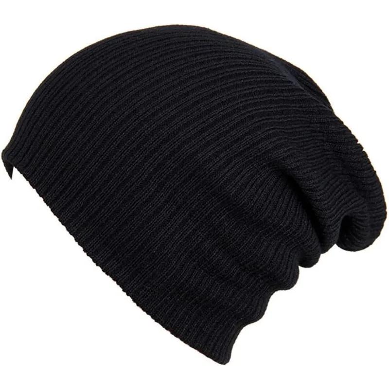 Elastic Solid Color Warm Knitted Hat New Simple Soft Thin Knitted Hat Outdoor Warm and Cold Resistant Fashionable Hat