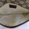 [Pre-Owned] Neo Vintage Series Gold Foil Logo Monogram Tiger Head Decorative Striped Shoulder Strap Canvas And Leather Messenger - Very Good #1AUTEDK