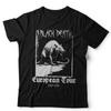 Zwarte Dood Europese Tour T-shirt Unisex Pestrat Gotisch Middeleeuws Zwarte Humor