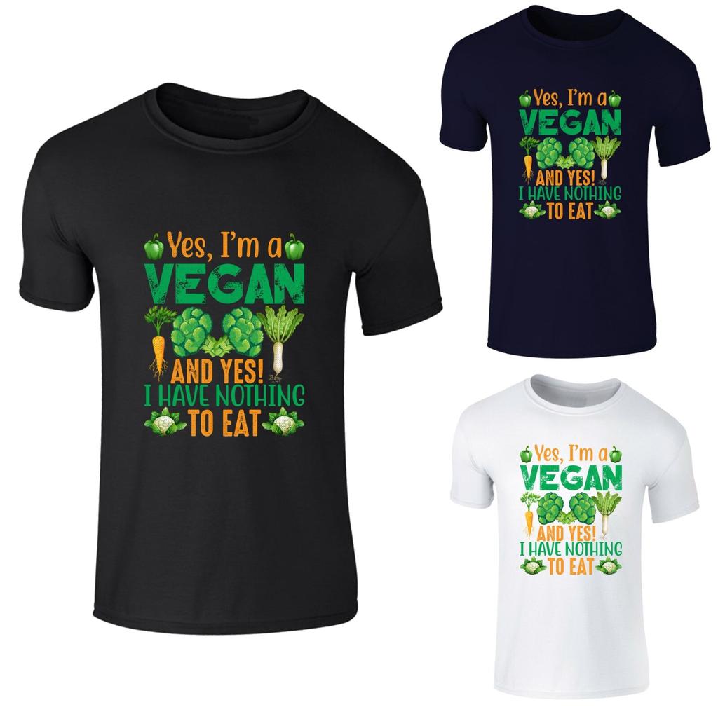 Vegan Tshirt Yes Im A Vegan And Yes I Have Nothing To Eat Vegetarian Unisex Top