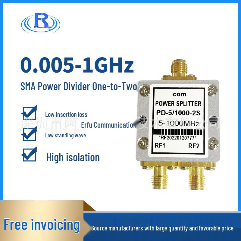 SMA 5-1000MHz RF Power Divider Splitter, One-to-Two