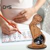 Baby Ultrasound Photo Frame Wooden Pregnant Woman Photo Holder Standing Sonogram Picture Frame Baby Keepsake Pregnancy Gift for New Moms Dads