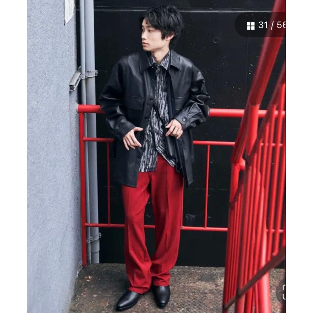 New item] WEGO semi-flare slacks Korean fashion street style