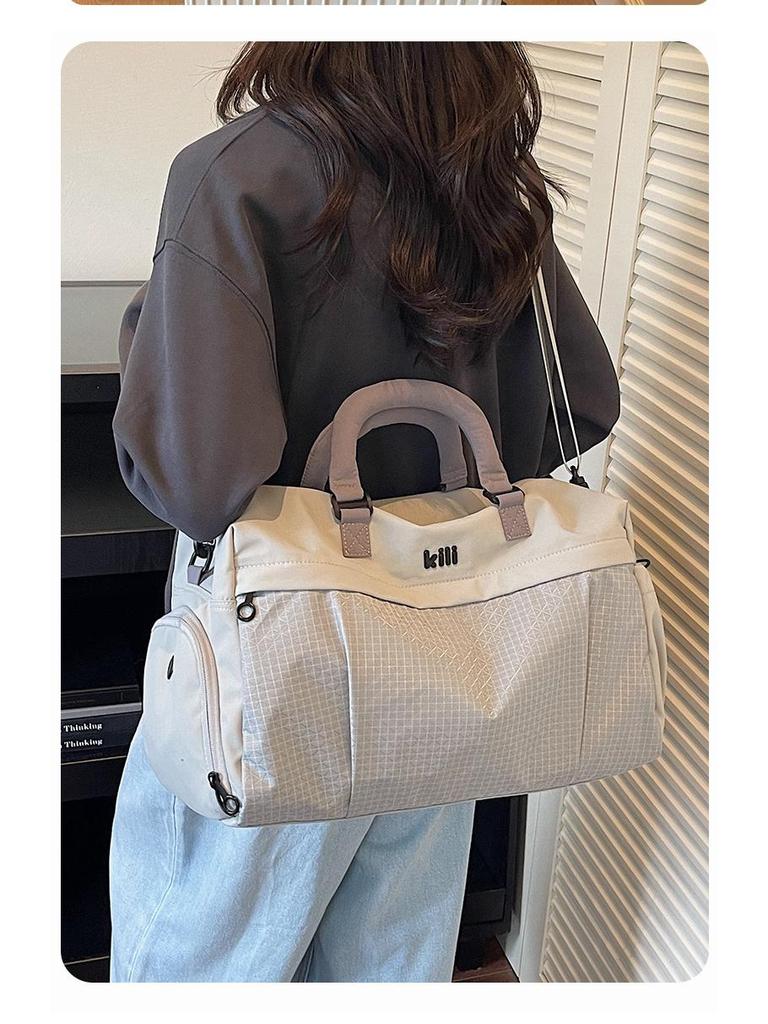 Unisex Reisetasche: Modisches Gepäck mit großem Fassungsvermögen und Trocken-/Nassfach, leicht und vielseitig für kurze Reisen