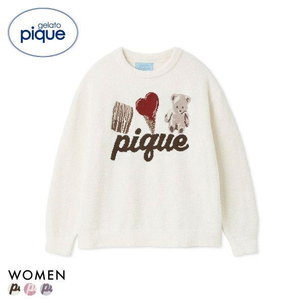 Gelato Pique Women s Valentine One Point Jacquard Pullover Gelato Pique Pajamas Room Wear gelato pique Valentine All 3 colors