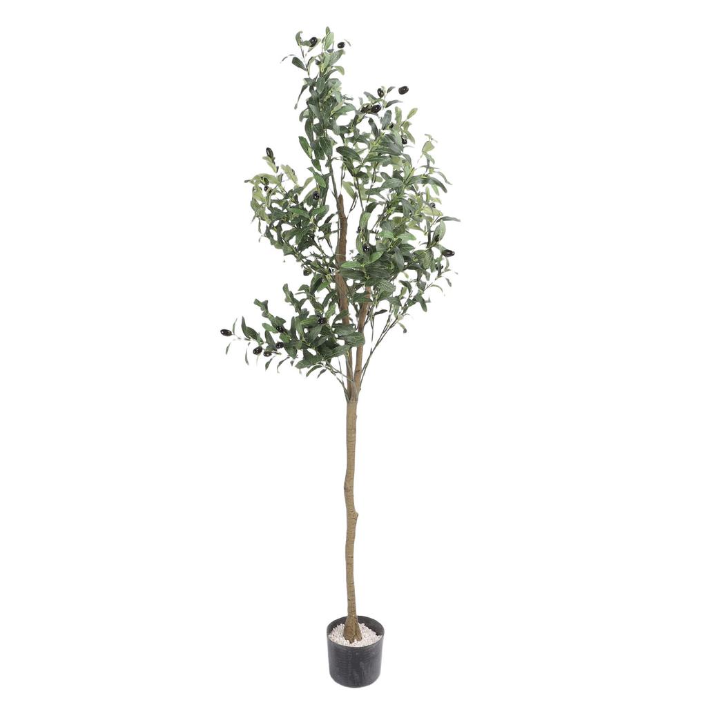 Artificial Tree Tall ABS PU Simulated Olive Tree for Swimming Pool Party Seaside Courtyard Interior Decoration 150cm