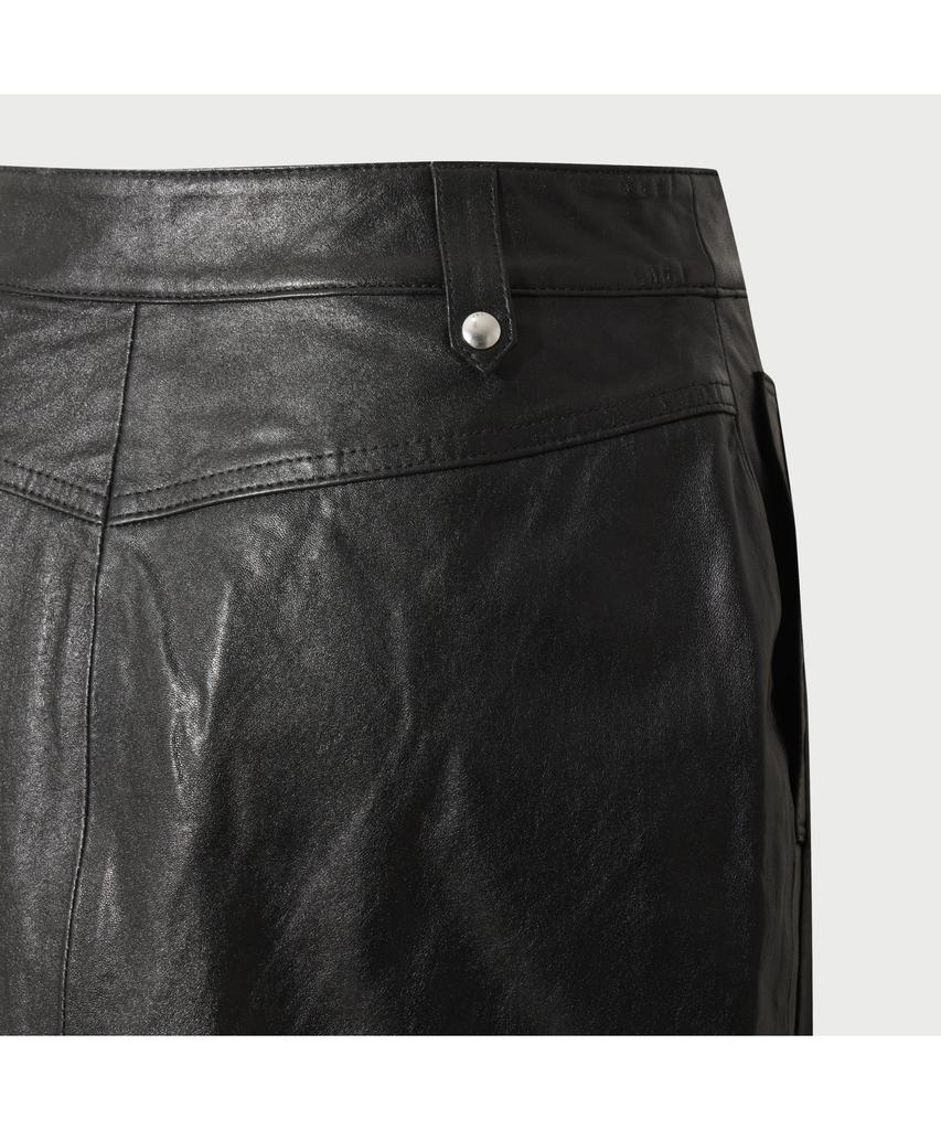 IROWOMEN Omael Leather Mini Skirt Iokaa25107Bkx