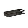 Black Shower Corner Shelves Space Aluminum Toilet Rack Modern Bathroom Shelves  for Kitchen