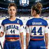 Hors Campus Briar University Maillot de Hockey Graham 44 22 DI LAURENTIS 66 T-shirt Manches Courtes Maillot Femme Crop Top Tee Top