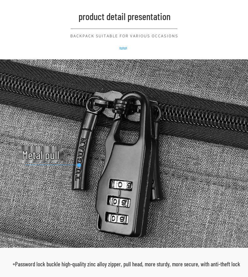 Large Travel Gym Bag with Anti-Theft, Dry & Wet Separation, and Suitcase Handle Attachment