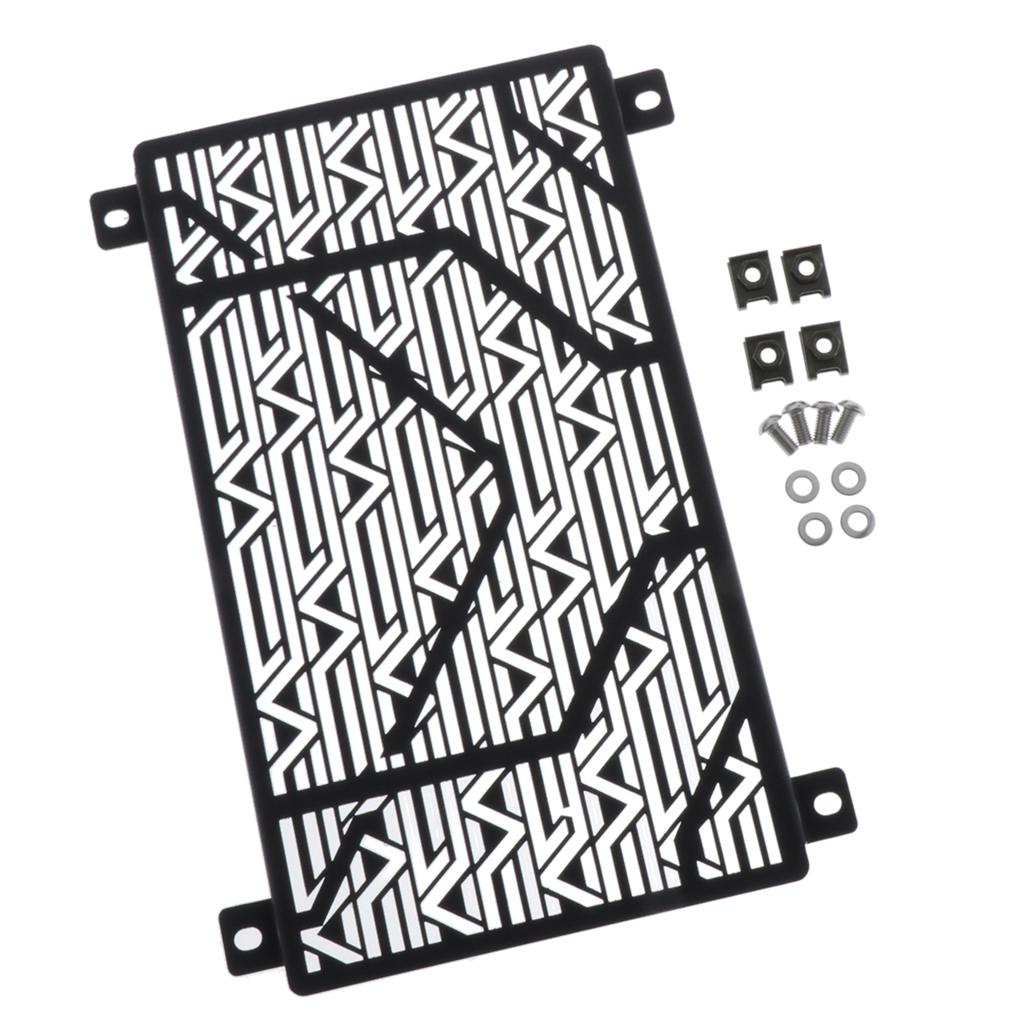 Cooler Grille Guard Motorcycle Radiator Protector Black Aluminum for Kawasaki Ninja400 Ninja250 2018 2019