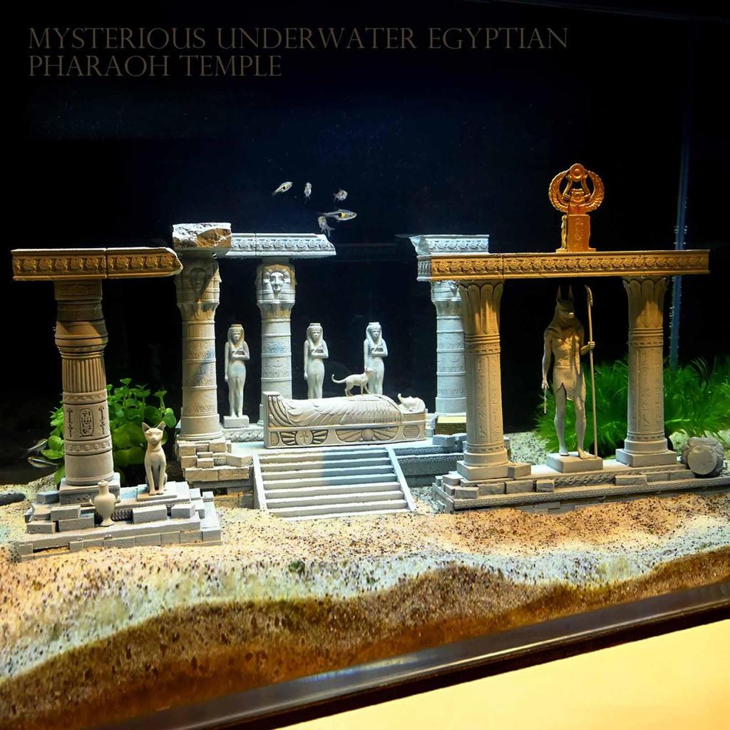 Statue As Aquarium Decoration, Decorative And Creative Landscaping, Resin Sculpture for Aquariums