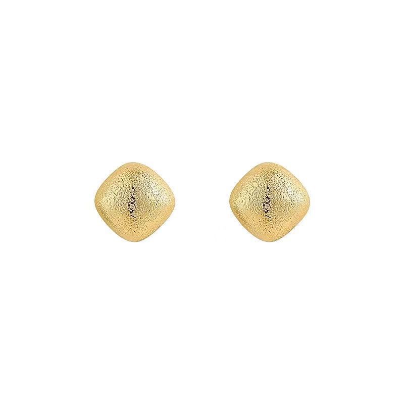 Stylish and simple square high-end stud earrings, women's geometric versatile temperament earrings, elegant and atmospheric earrings.