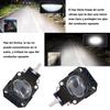 Motorcycle Headlight Dual Color White Yellow LED Spotlights Fog Lamp Driving Lamp For Motorcycle Truck Car SUV ATV Scooter 12V