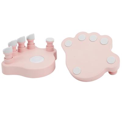 Dispositivo per l'allenamento delle dita per pianoforte solo Correttore per la mano Esercitatore di forza Anti-piegatura Comfort Pulsante Rosa