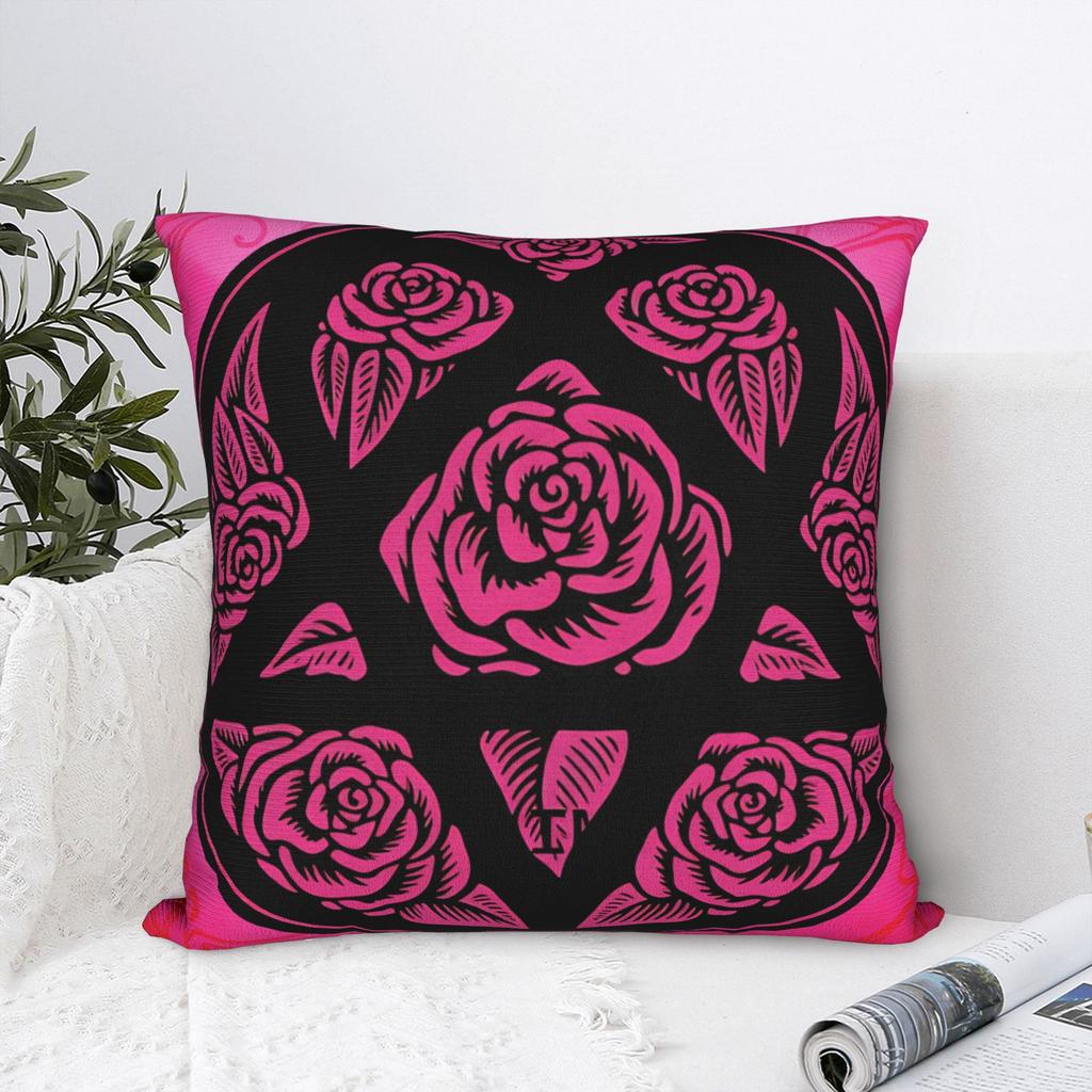 Pillow Case H-Him Ornate Heartagram Soft Pillow Cover For Sofa Bedroom Home Decor Fashion Pillowcases