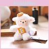 Cute Animal Plush Toy For Bags And Car Accessories With Short Plush Fabric