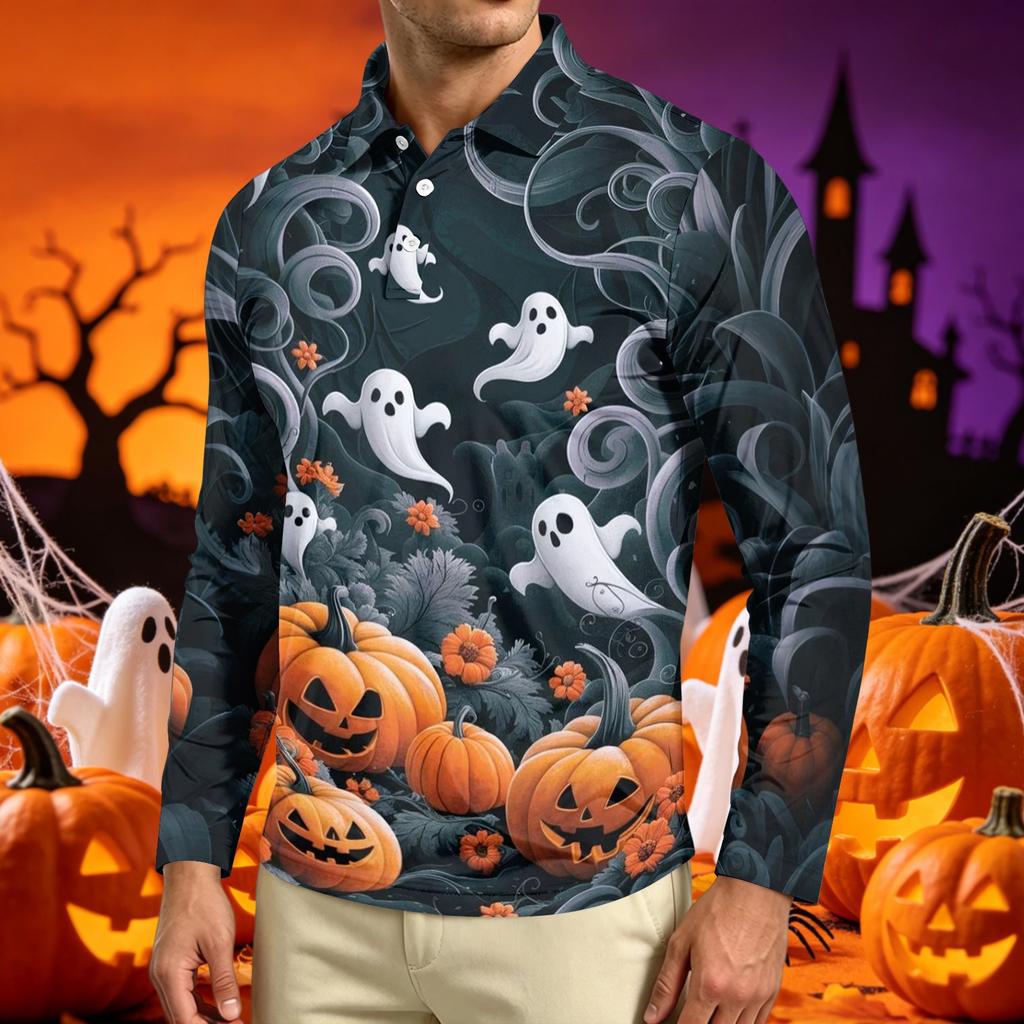 Men's Long Sleeve Casual T Shirt Crew Neck Printed Top Lightweight Comfortable Breathable Fabric Suitable for Everyday Wear