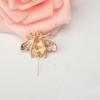 Bee Brooch Enamel Cute Exquisite Charming Rhinestone Romantic Vintage Breastpin Valentine's Day Brooches for Woman Jewelry Gift