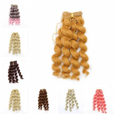 BJD Wigs Doll Hair Wig Doll Hair BJD Curly Doll Hair  for 1/3 1/4 1/6 1/12 Curly Doll