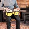 MEINL Percussion Bongos, Journey Series, Buffalo Head, Illuminating Yellow, HB50IY (Official Japanese Product)