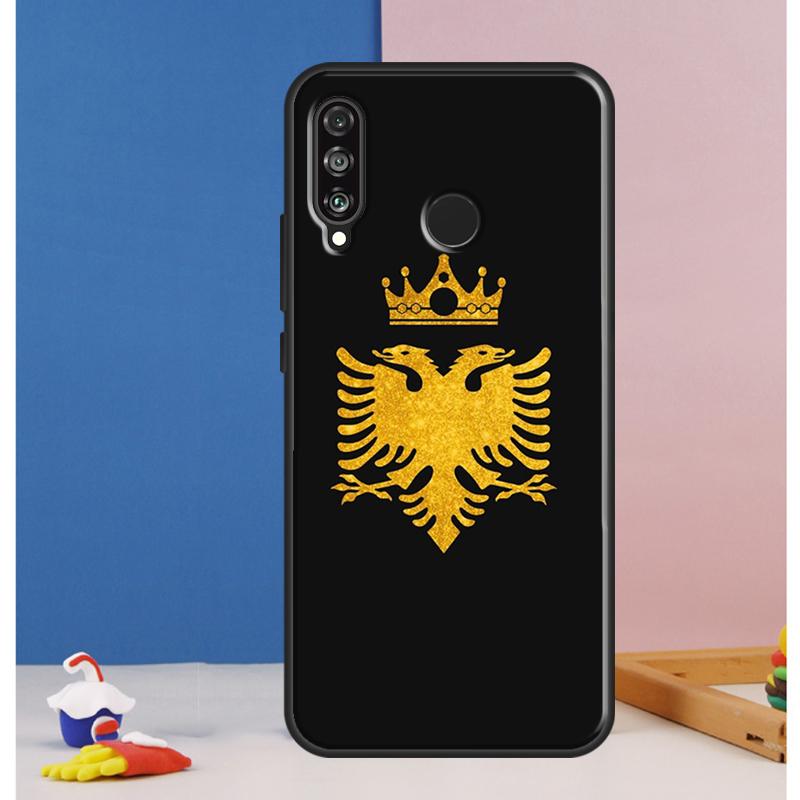 Albania Albanians Flag Case For Huawei Nova 12s 7i 8i 11i 12i 9 10 SE Y73 Y90 Y70 Y72 Y61 Y91 P30 P40 Lite P60 Pro