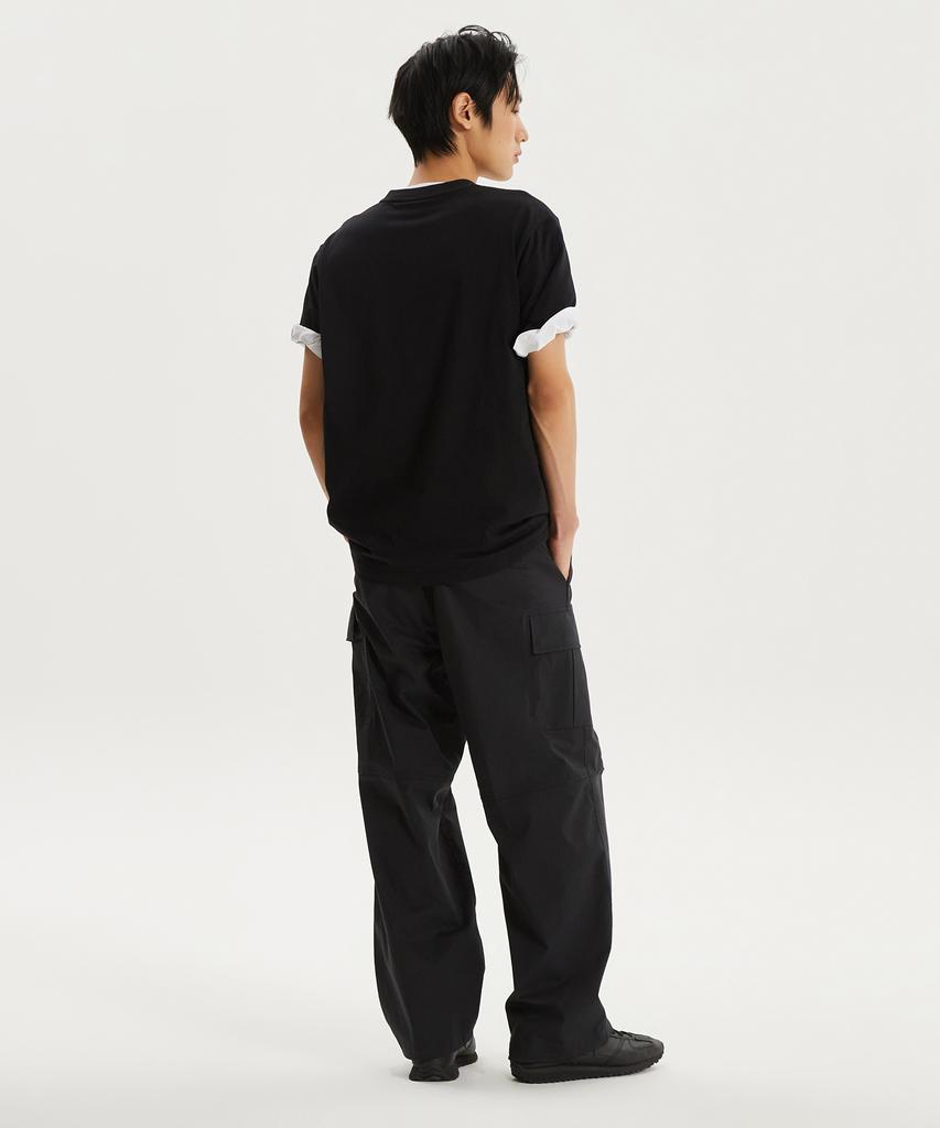 Nyuballanseu Nbneg21203 / Uni Essential Small Logo Short Sleeve T-Shirt (Black)