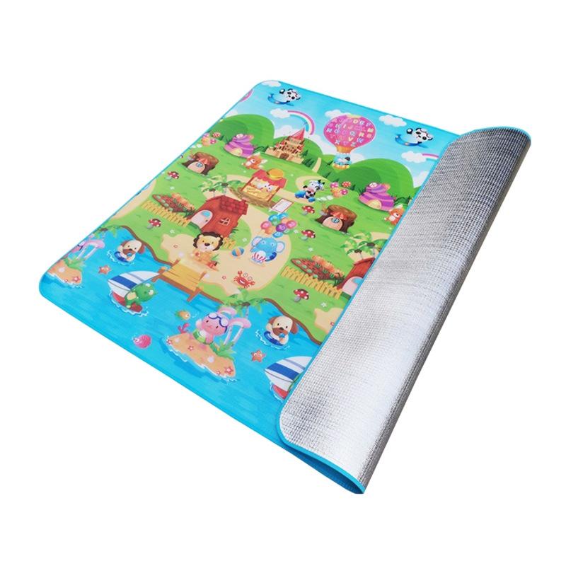 Enlarged Waterproof Outdoor Cartoon Picnic and Camping Mat - Foldable and Moisture-Proof