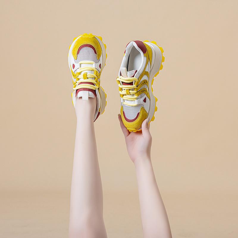 Thick-soled mesh Forrest Gump shoes New casual breathable sports training shoes in summer