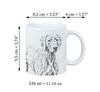 Weimaraner, Grey Ghost - cup with a dog, cute cup with graphics, a gift with your photo from the Art-Dog brand