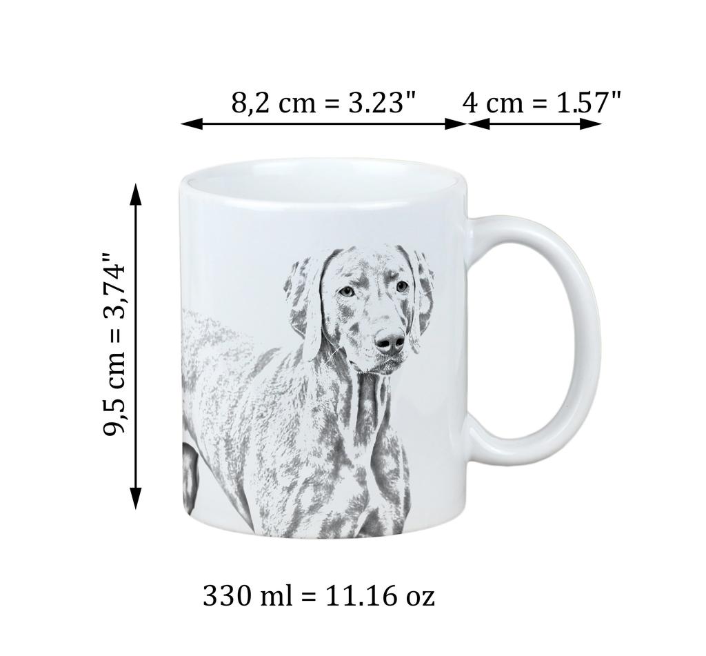 Weimaraner, Grey Ghost - cup with a dog, cute cup with graphics, a gift with your photo from the Art-Dog brand