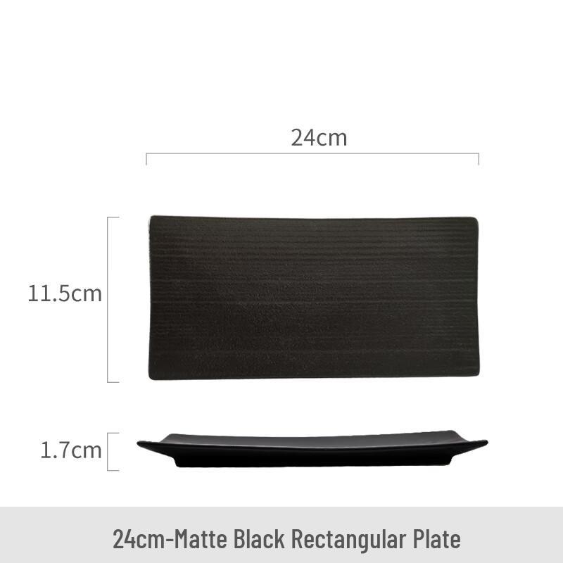 Nordic Japanese Style Ceramic Rectangular Plate