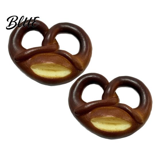 Compact Bag Accessory 2Pcs Pendant Simulated Bread Shape Keychain Charm