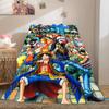 One Piece Anime Luxury Flannel Lightweight Blanket Home Decor Sofa Bed Travel Cover Family Gift LXR139