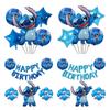Novo Conjunto de Balões de Folha de Alumínio Lilo e Stitch Para Decoração de Festa de Aniversário e Brinquedos Infantis