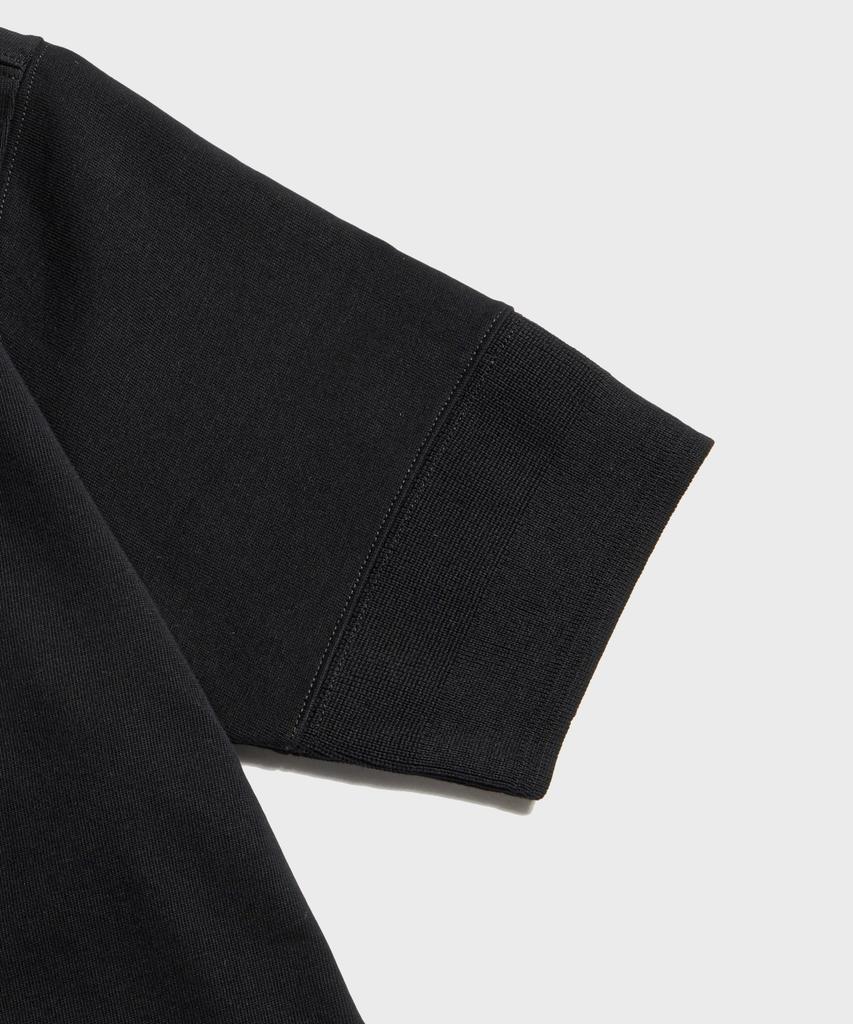 Beulonseun Vintage Short Sleeve Henley Tee Black