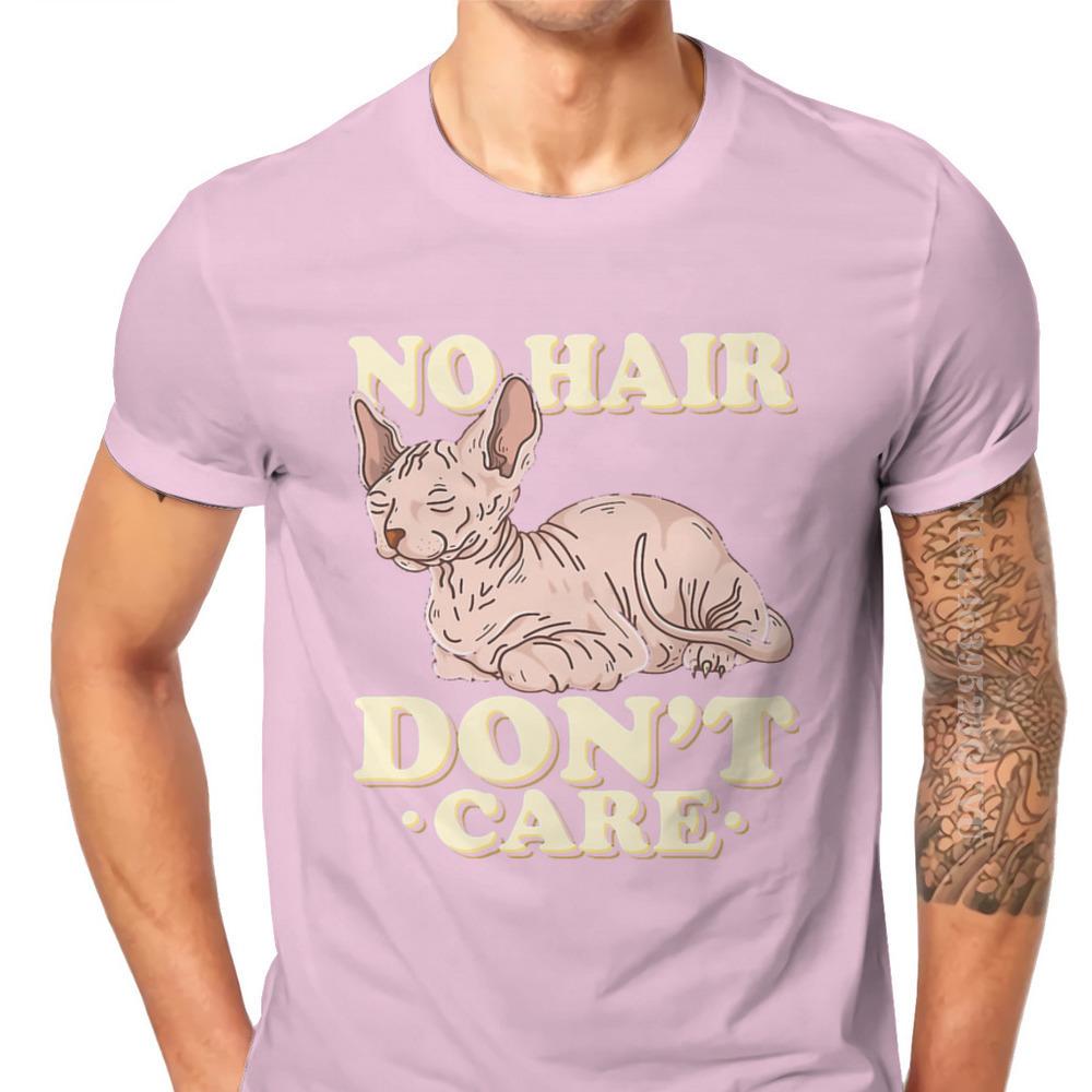 No Hair Sphinx Hip Hop Tshirts Canadian Hairless Cat Sphynx Printing Tops Comfortable Men T Shirts Clothing Unique Fathers Day