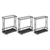 Iron Umbrella Holder with Removable Drip Tray Organizer, Storage Rack for Office Entryway