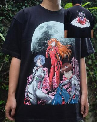 2026 Ιαπωνικό Anime Evangelion της Νέας Εποχής Ayanami Asuka Τυπωμένο T-shirt Γονέα-Παιδιού για Άνδρες και Γυναίκες το Καλοκαίρι Νέο