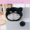 Cat Lucifer Plush Keychain Toy Doll Wallet With Pp Cotton For Everyday Carry