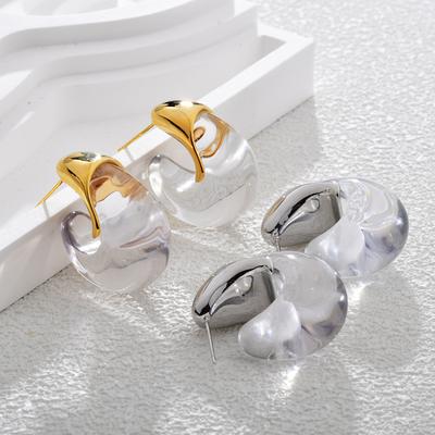 Transparent Hook Earrings