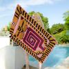 Égypte Tigre Abstrait Coloré Grande Serviette de Plage en Microfibre Serviette à Séchage Rapide Serviettes de Plage Sablonneuses Serviette de Piscine pour Voyage Natation Piscine Yoga