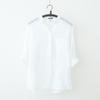 Summer Sunscreen Japanese Cotton Linen Stand Collar Blouse