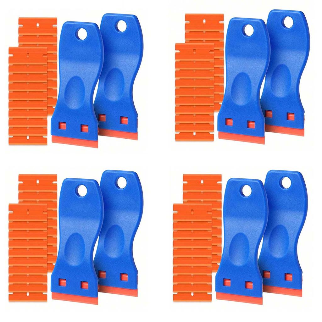 Răzuitor cu lame din plastic, Răzuitor de curățare pentru podea, aragaz, răzuire etichete și decalcomanii, autocolant pe geamul ferestrei mașinii