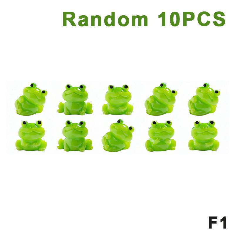 10/20Pcs Mini Resin Frogs Statues Frogs Figurines Garden Decor Fairy Garden Ornaments Indoor/Outdoor Microlandscapes Home Decor